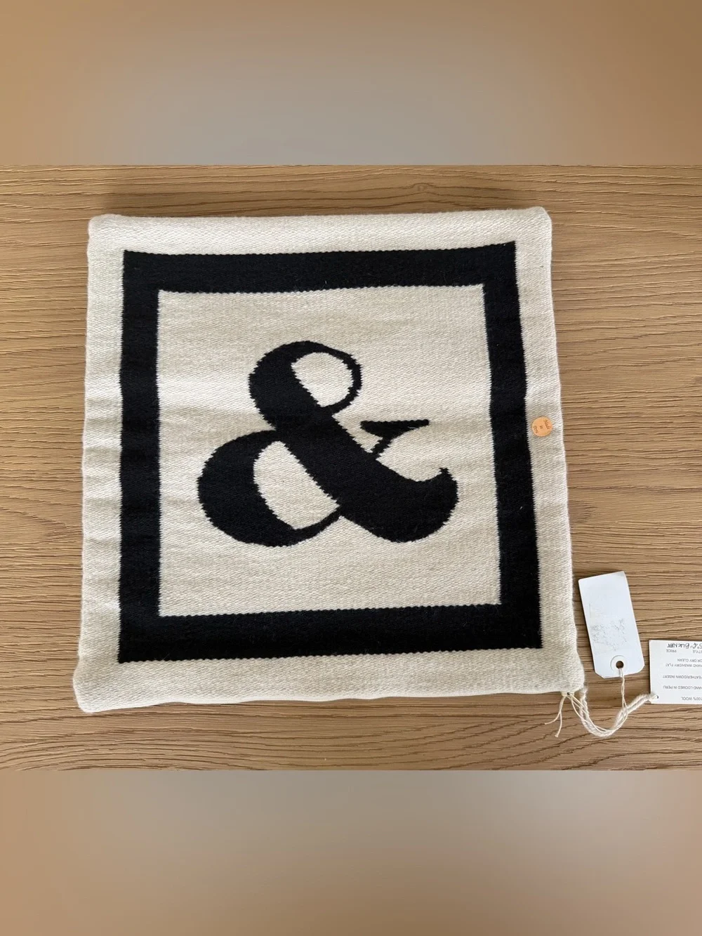 Jonathan Adler Black & White Ampersand Accent Pillow (Case)